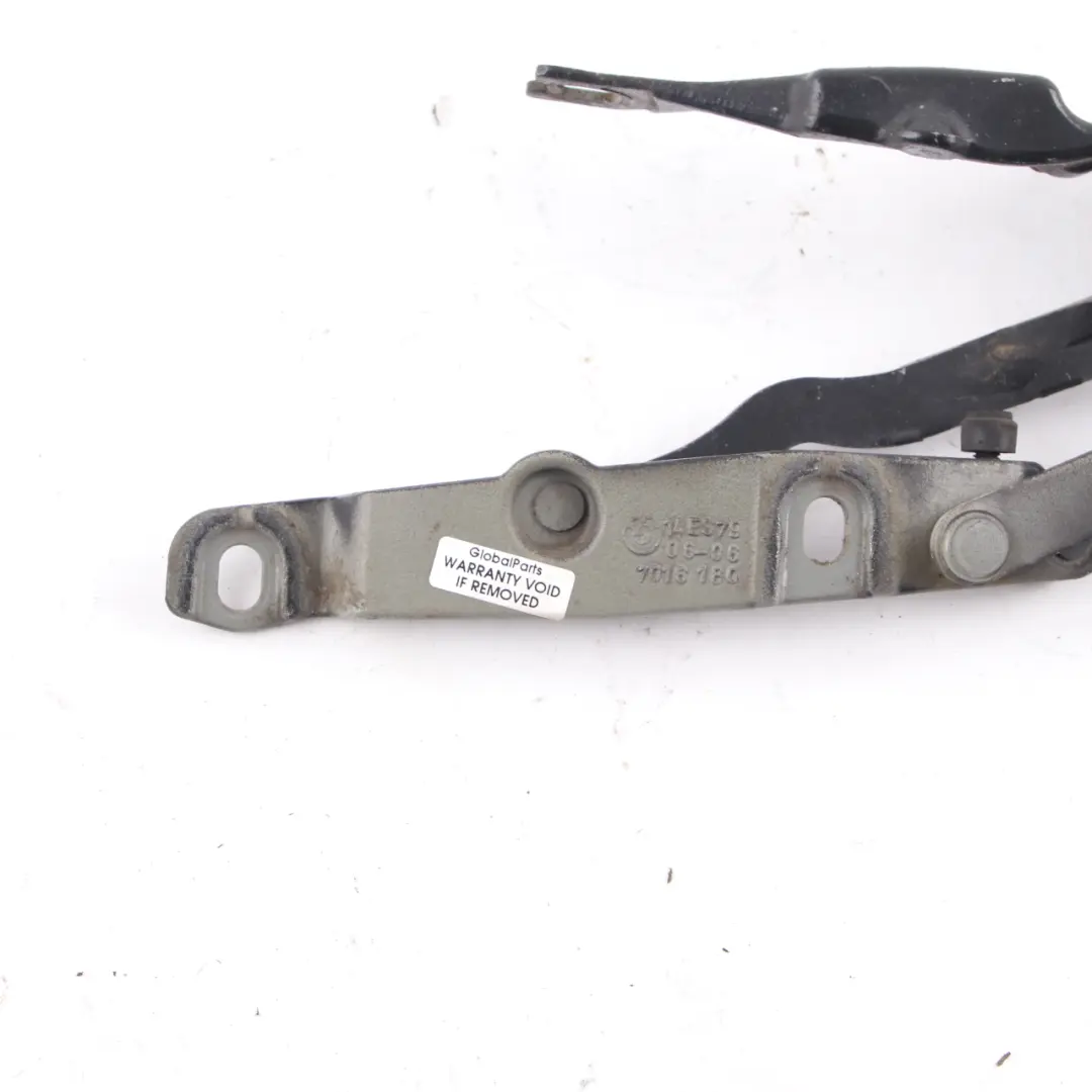 BMW Z4 E85 Rear Trunk Lid Hinge Boot Right O/S Black Sapphire 475 7016180 - SKU 7068282-BS - Part number 7068282