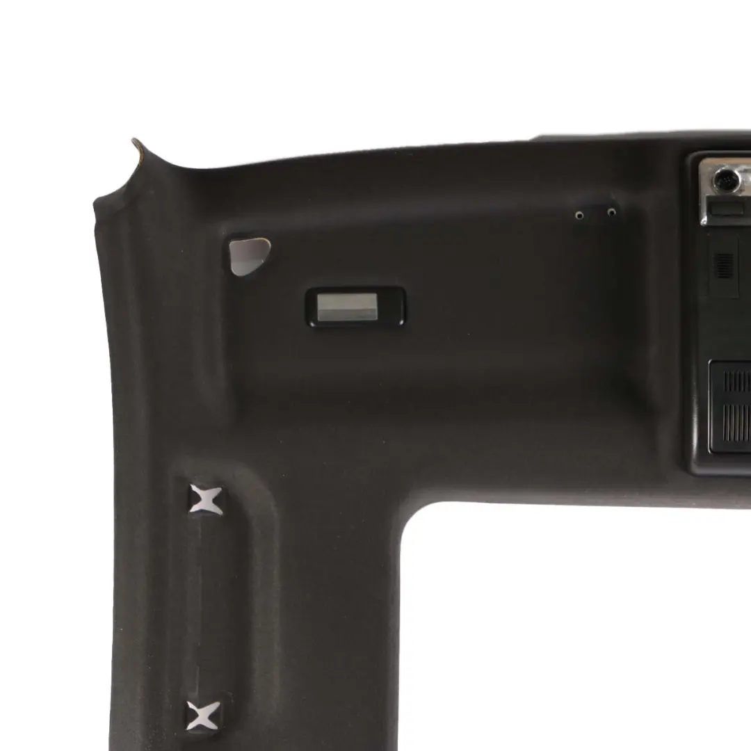 Headlining Moulded Roof Lining Cover Trim Black to BMW X5 Series E53 Panorama with Part number 7068296 BMW X5 Series E53 Panorama Headlining Moulded Roof Lining Cover Trim Black - SKU 7068296 - Part number 7068296