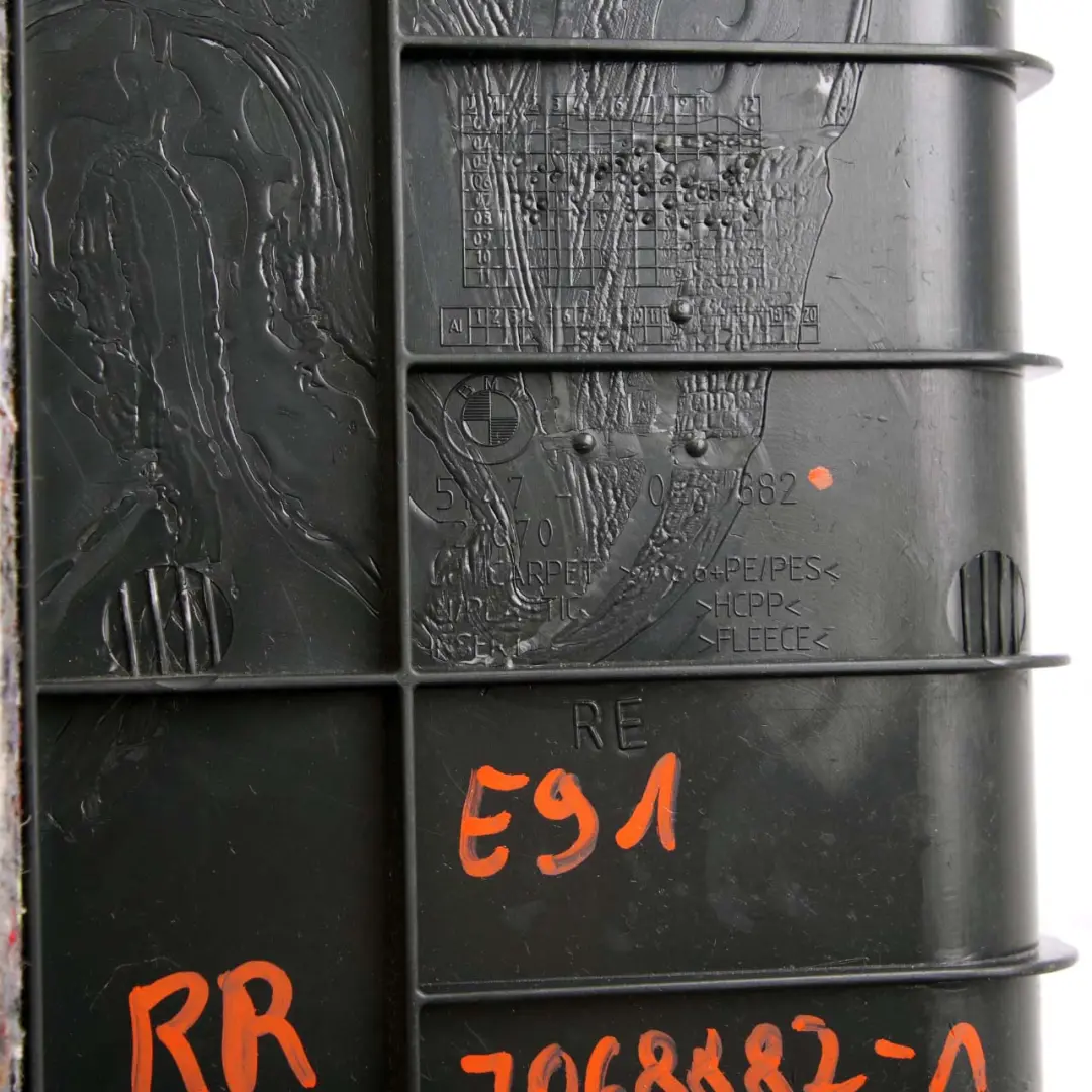 Verkleidung Gepäckraum hinten rechts Schwarz Anthrazit für BMW 3 er E91 E91N mit Teilenummer 7068882 BMW 3 er E91 E91N Verkleidung Gepäckraum hinten rechts Schwarz Anthrazit - SKU 7068882-2 - Teilenummer 7068882