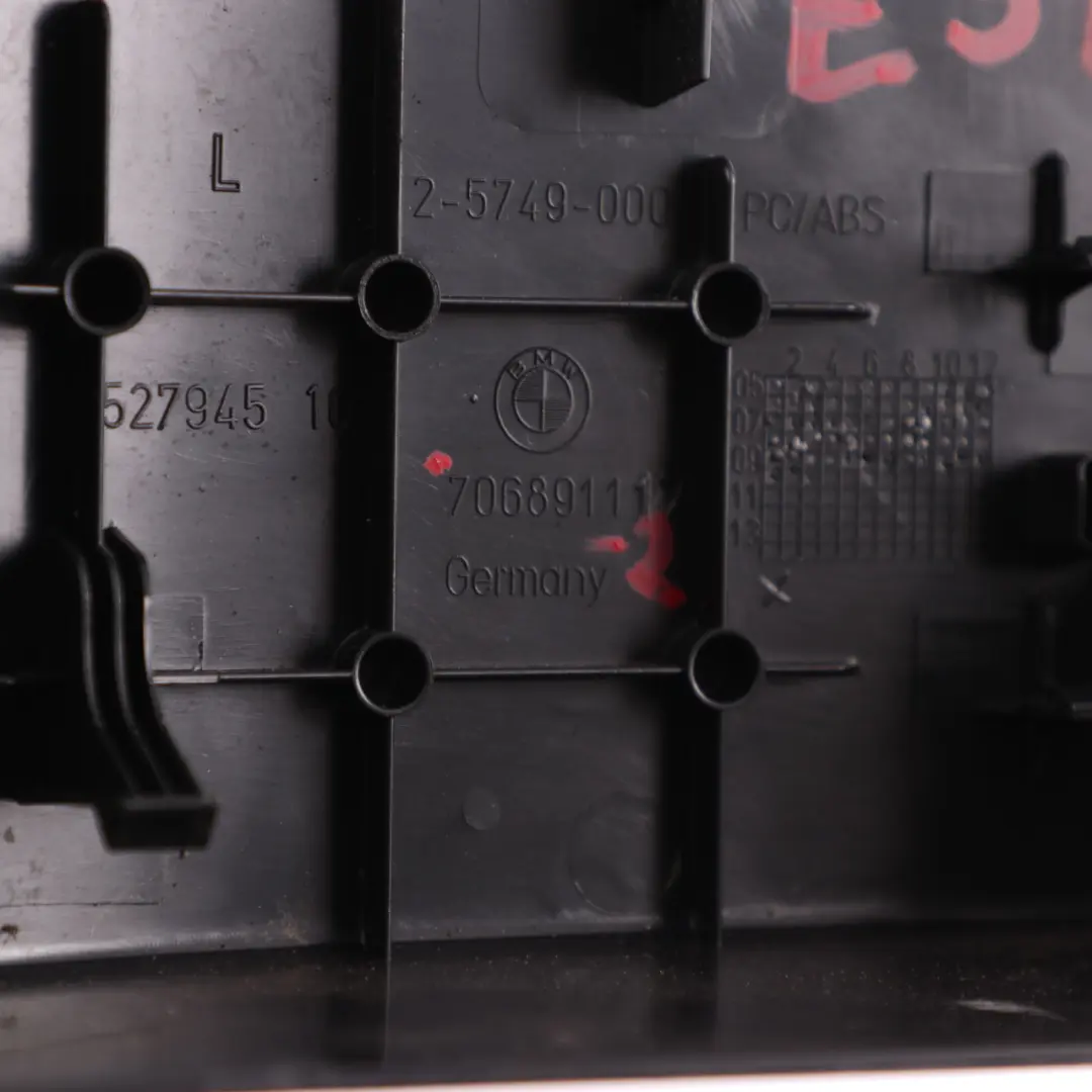 Left Seatbelt Covering Cover N/S Black 7068911 to BMW 3 Series E91 LCI Rear with Part number 51477068911 BMW 3 Series E91 LCI Rear Left Seatbelt Covering Cover N/S Black 7068911 - SKU 7068911-2 - Part number 51477068911