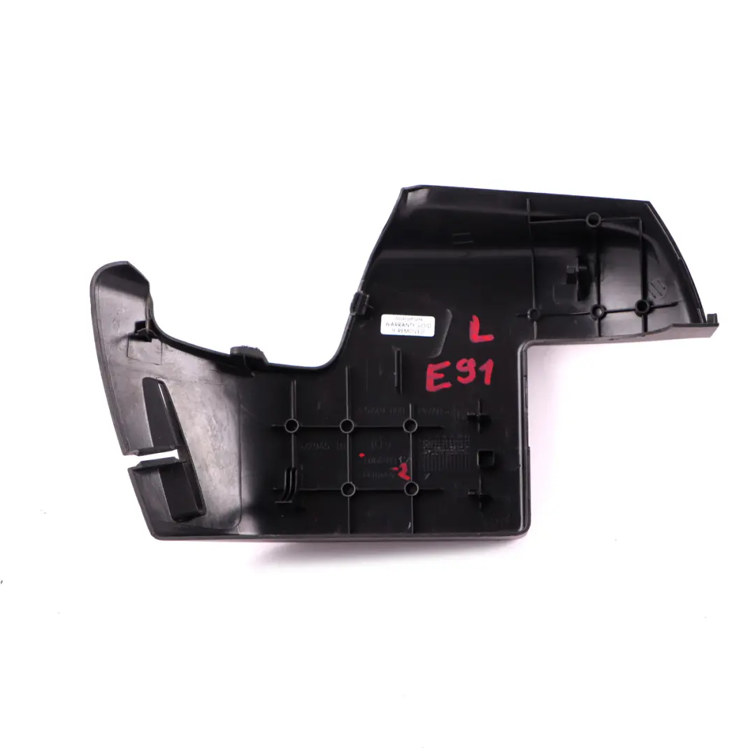 Left Seatbelt Covering Cover N/S Black 7068911 to BMW 3 Series E91 LCI Rear with Part number 51477068911 BMW 3 Series E91 LCI Rear Left Seatbelt Covering Cover N/S Black 7068911 - SKU 7068911-2 - Part number 51477068911