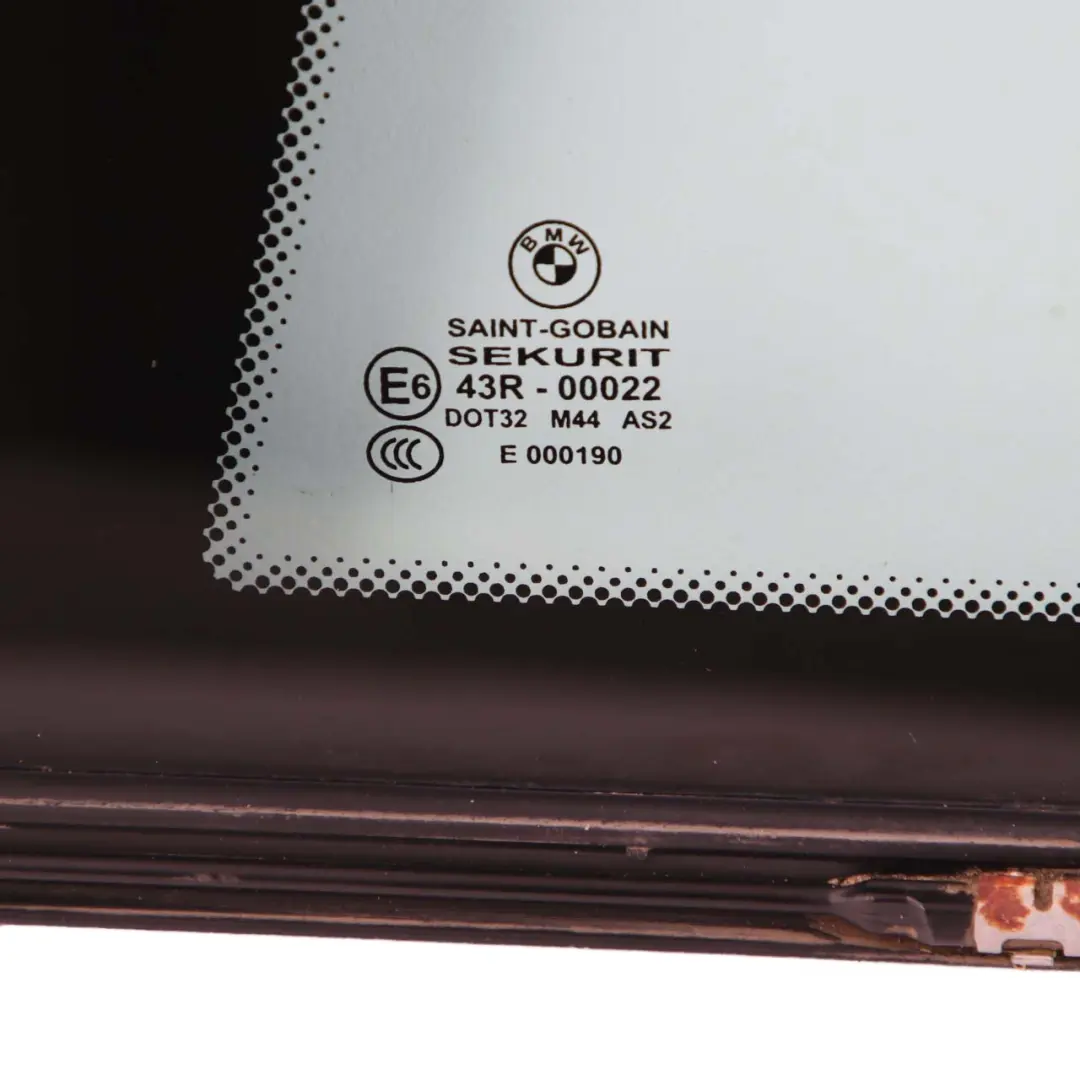 BMW E63 1 Hintere linke Tür Seitenscheibe Glas Grün AS2 - SKU 7069221-1 - Teilenummer 7069221