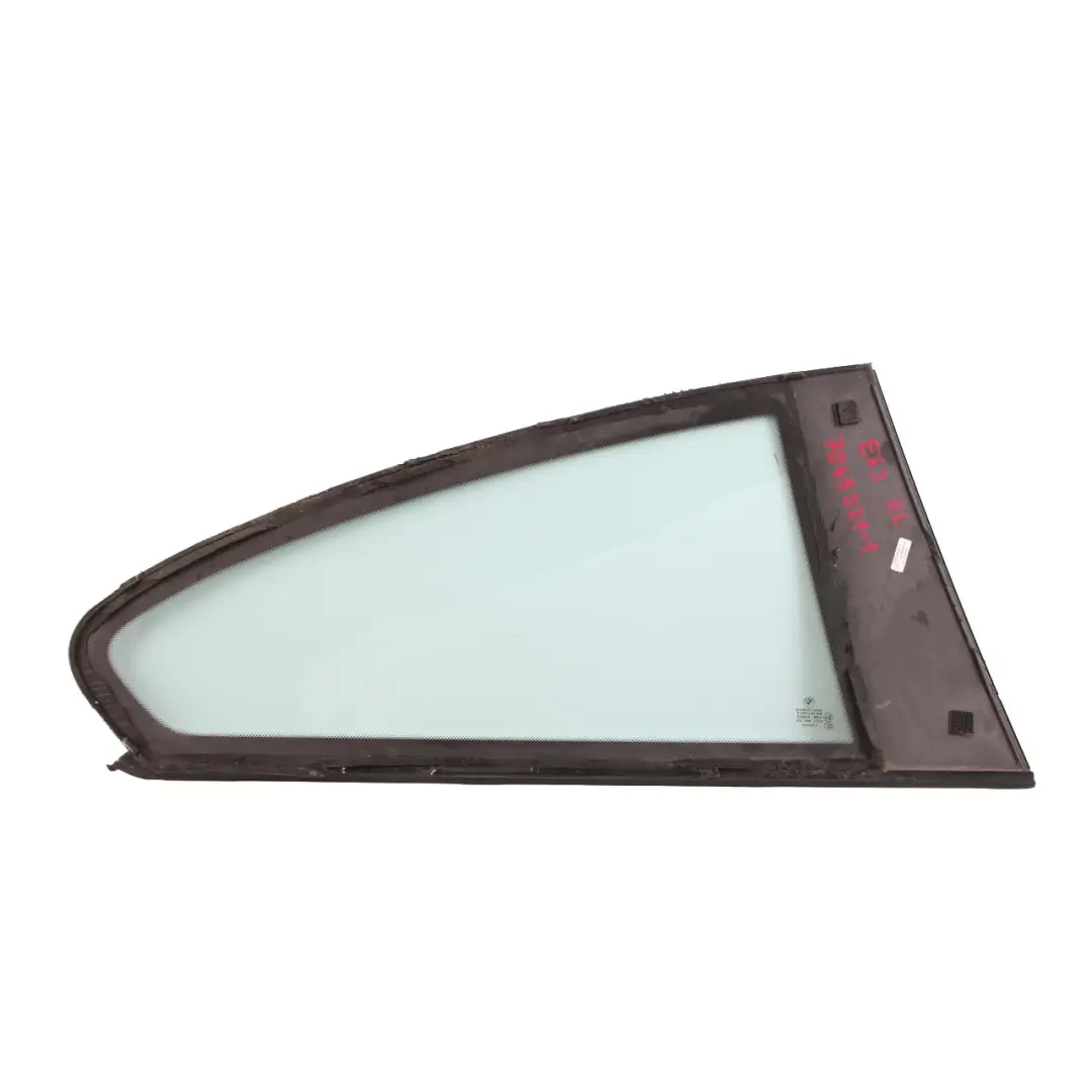 BMW 6 Series E63 1 Rear Left Door N/S Side Window Glass Green AS2 - SKU 7069221-1 - Part number 7069221