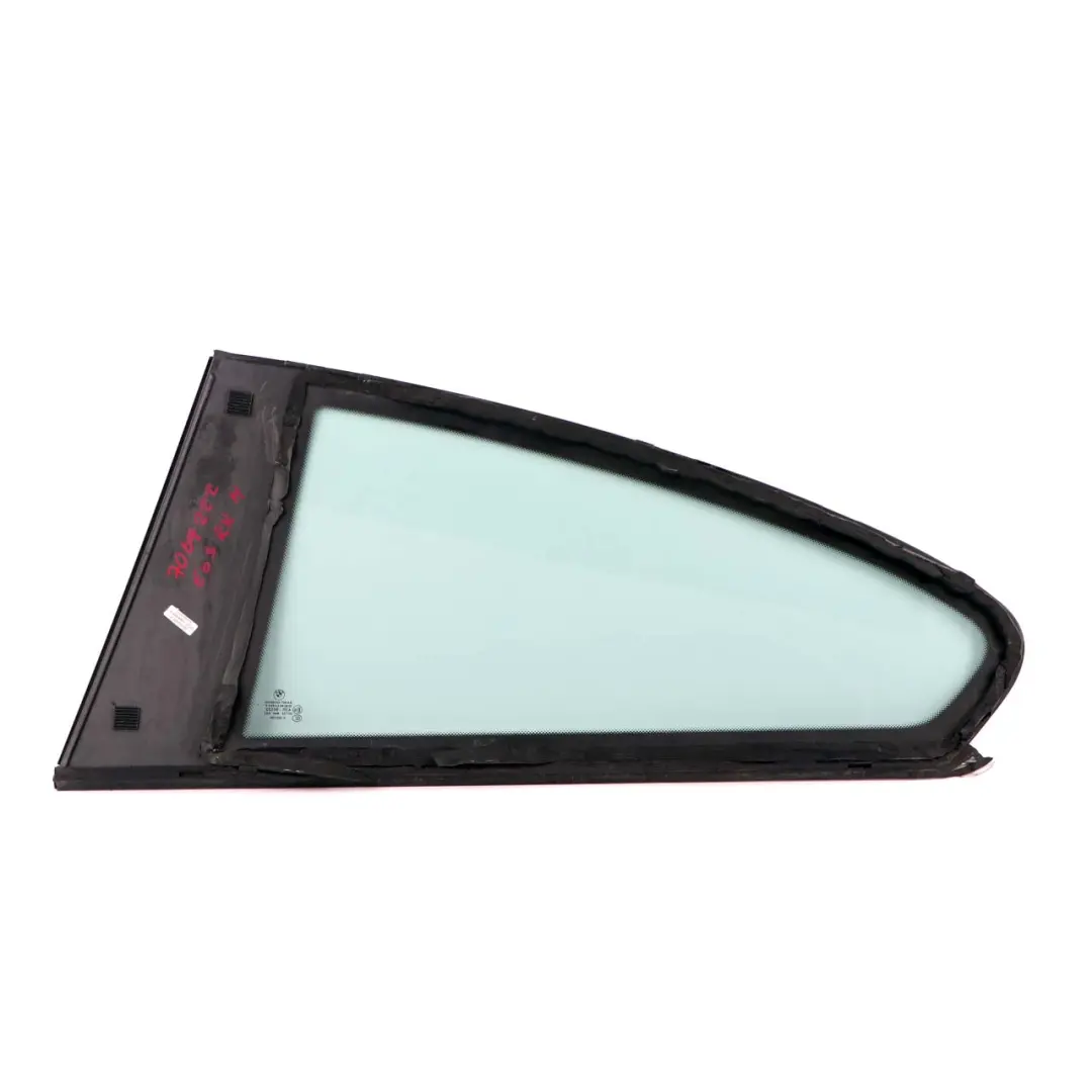 BMW Serie 6 E63 Porta posteriore destra Vetro laterale verde AS2 - SKU 7069222 - Numero di parte 7069222