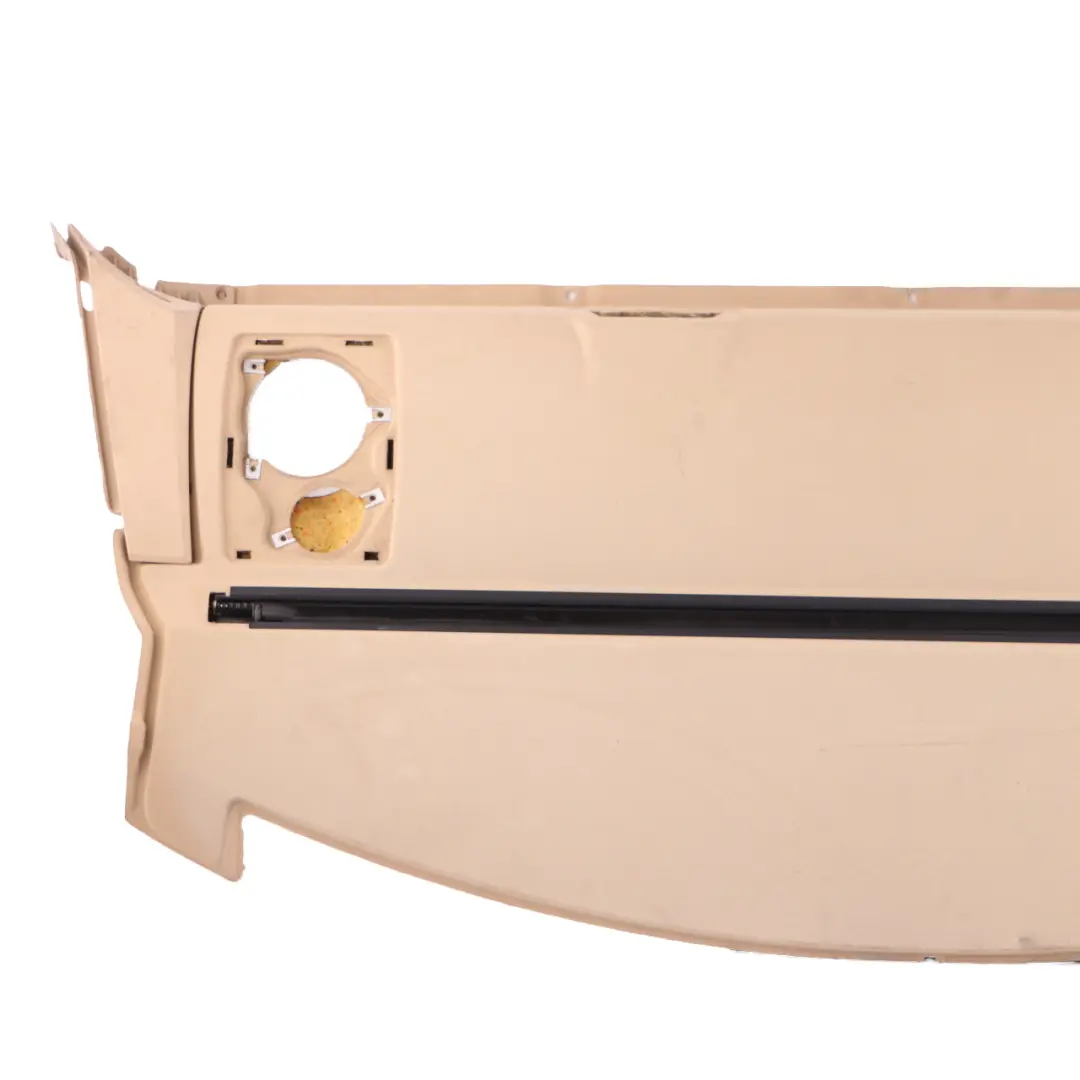 Parcel Shelf Rear Window Electric Roller Blind Trunk Panel Beige to BMW E60 with Part number 7069503 BMW E60 Parcel Shelf Rear Window Electric Roller Blind Trunk Panel Beige - SKU 7069503-1 - Part number 7069503