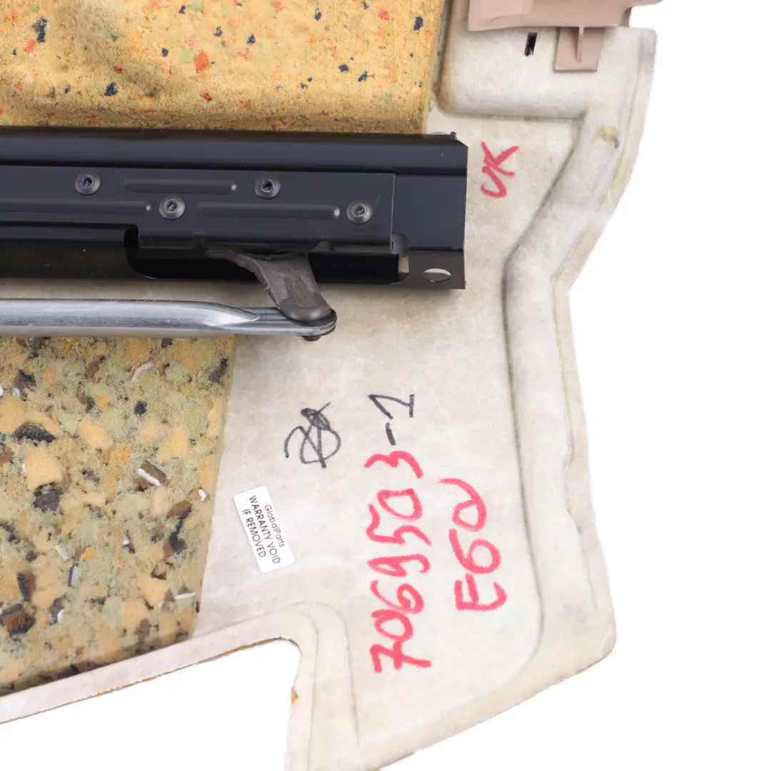 Parcel Shelf Rear Window Electric Roller Blind Trunk Panel Beige to BMW E60 with Part number 7069503 BMW E60 Parcel Shelf Rear Window Electric Roller Blind Trunk Panel Beige - SKU 7069503-1 - Part number 7069503