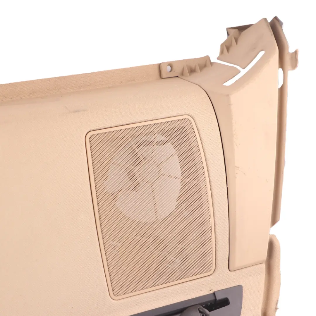 Parcel Shelf Rear Window Electric Roller Blind Trunk Panel Beige to BMW E60 with Part number 7069503 BMW E60 Parcel Shelf Rear Window Electric Roller Blind Trunk Panel Beige - SKU 7069503-1 - Part number 7069503