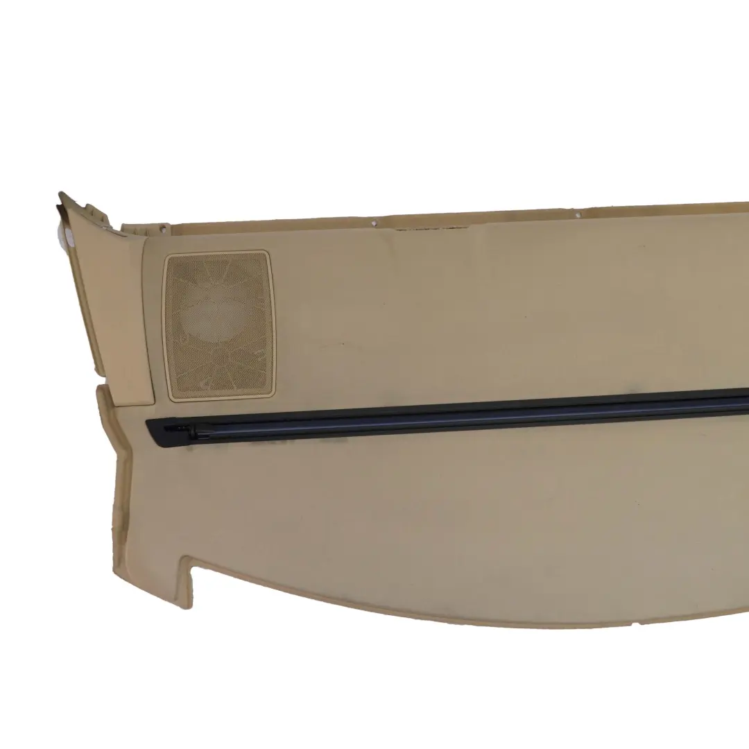 Parcel Shelf Rear Window Electric Roller Blind Trunk Panel Beige to BMW E60 with Part number 7069503 BMW E60 Parcel Shelf Rear Window Electric Roller Blind Trunk Panel Beige - SKU 7069503 - Part number 7069503