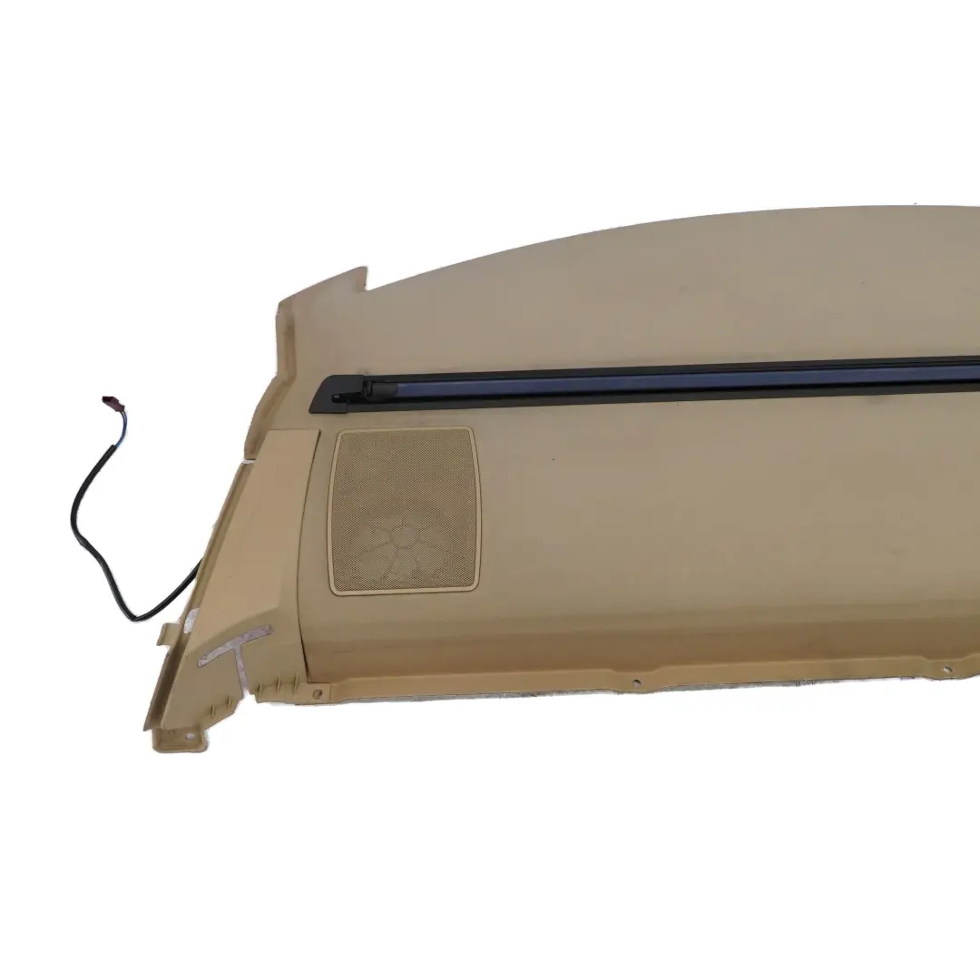 Parcel Shelf Rear Window Electric Roller Blind Trunk Panel Beige to BMW E60 with Part number 7069503 BMW E60 Parcel Shelf Rear Window Electric Roller Blind Trunk Panel Beige - SKU 7069503 - Part number 7069503