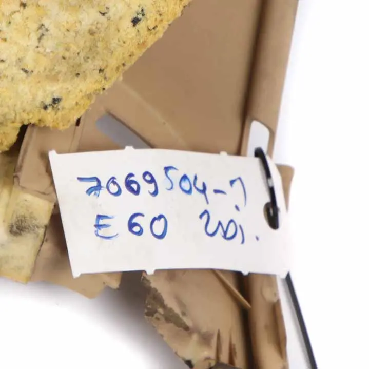 Window Parcel Shelf Panel Trim Cover Covering Beige to BMW E60 Rear with Part number 7069504 BMW E60 Rear Window Parcel Shelf Panel Trim Cover Covering Beige - SKU 7069504-1 - Part number 7069504