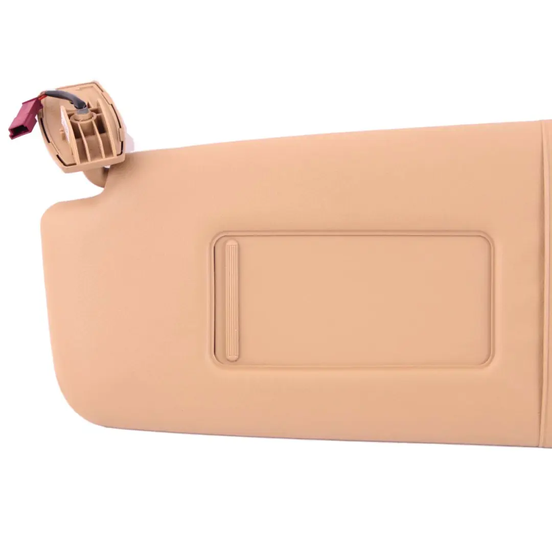 Left N/S Illuminated Sun Visor Mirror Beige to BMW 5 Series E60 E61 with Part number 7069753 BMW 5 Series E60 E61 Left N/S Illuminated Sun Visor Mirror Beige - SKU 7069753-1 - Part number 7069753