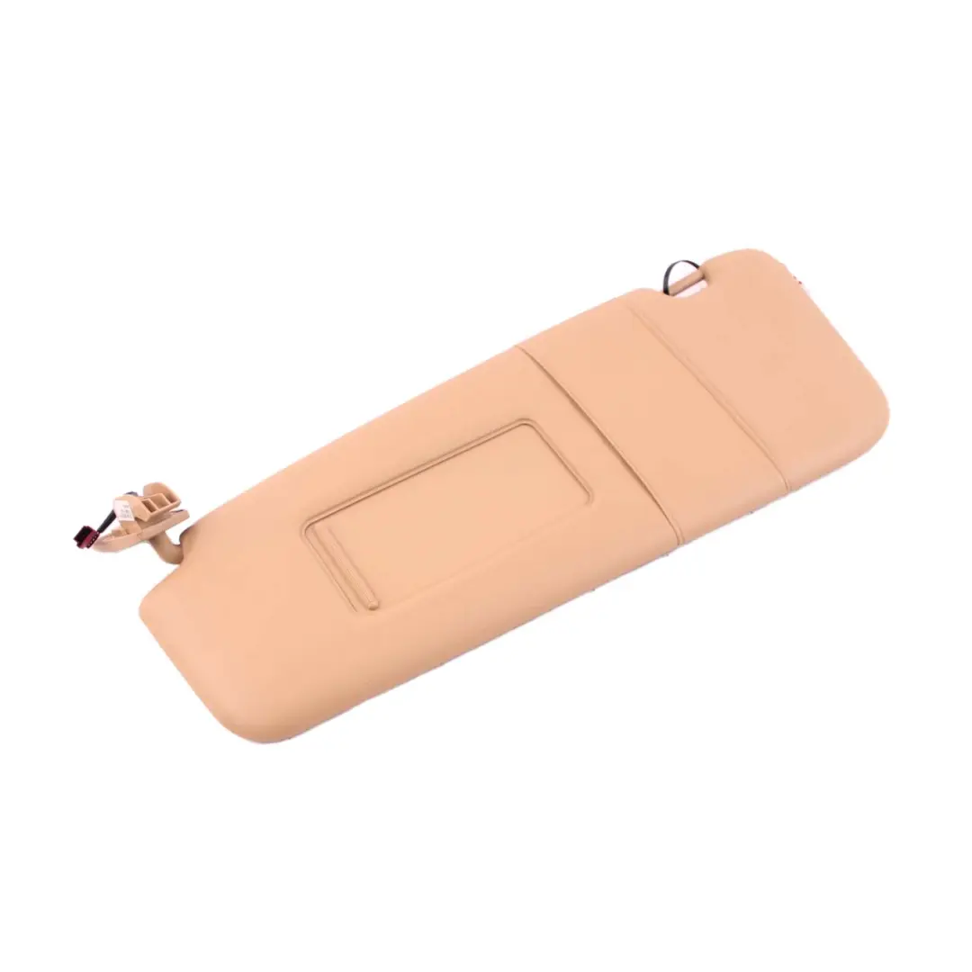 BMW 5 Series E60 E61 Left N/S Illuminated Sun Visor Mirror Beige - SKU 7069753-1 - Part number 7069753