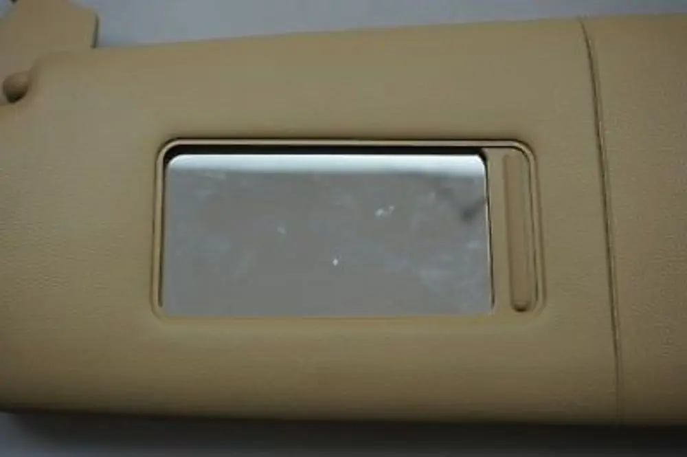 BMW 5 Series E60 E61 Left N/S Illuminated Sun Visor Mirror Beige - SKU 7069753 - Part number 7069753