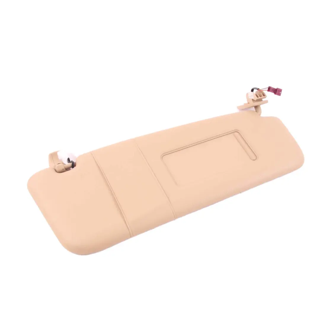 BMW E60 E61 Right O/S Illuminated Sun Visor Mirror Beige - SKU 7069754-1 - Part number 7069754