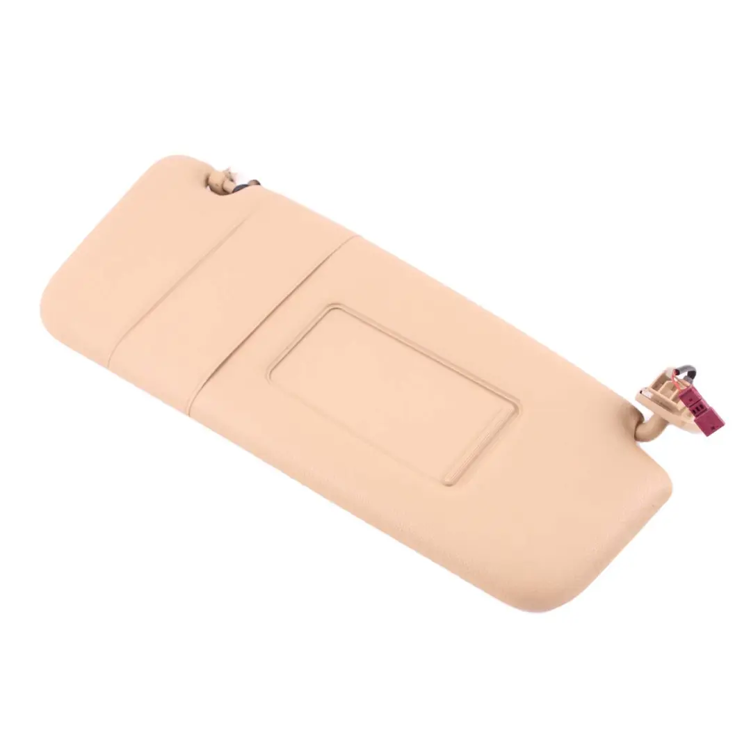 BMW E60 E61 Right O/S Illuminated Sun Visor Mirror Beige - SKU 7069754-1 - Part number 7069754