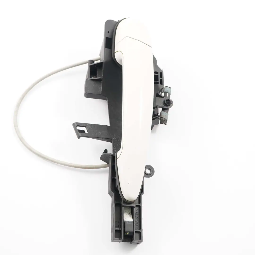 Handle BMW E87 Grab Door Left N/S Alpinweiss Alpine White - 300 to Rear with Part number 7069759 Rear Handle BMW E87 Grab Door Left N/S Alpinweiss Alpine White - 300 - SKU 7069759-AW3 - Part number 7069759