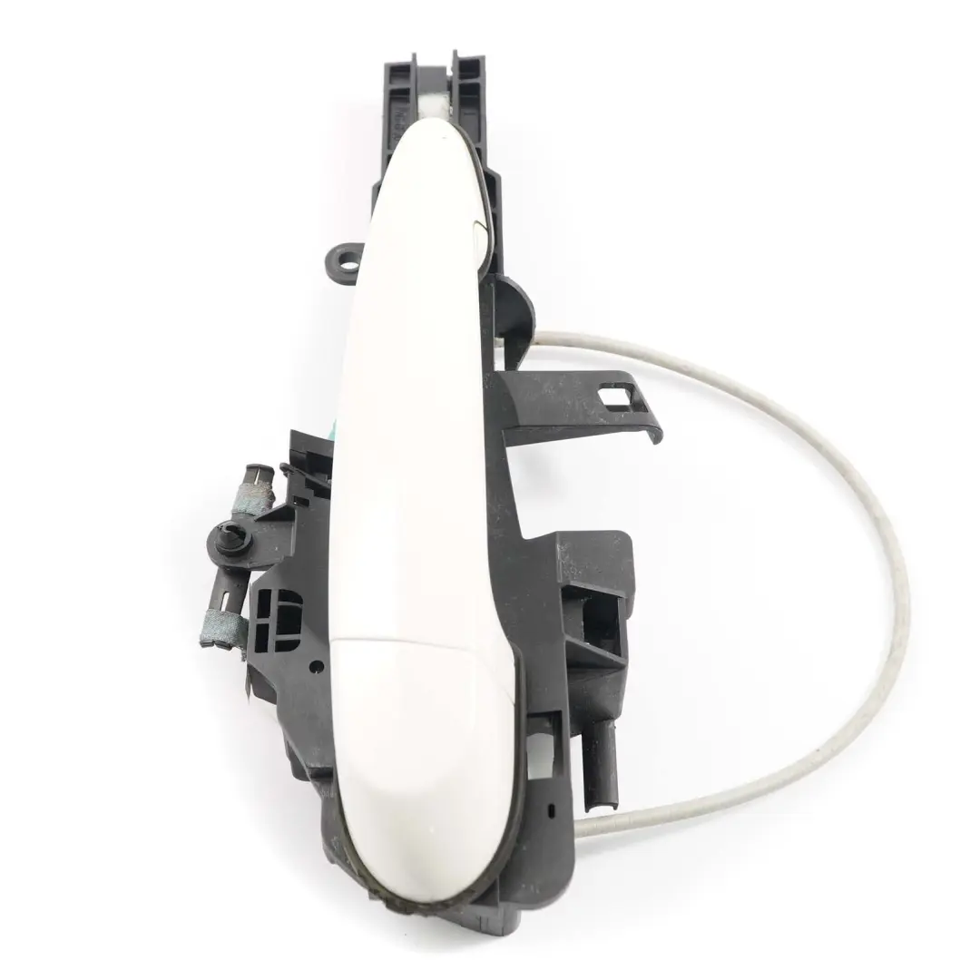 Handle BMW E87 Grab Door Left N/S Alpinweiss Alpine White - 300 to Rear with Part number 7069759 Rear Handle BMW E87 Grab Door Left N/S Alpinweiss Alpine White - 300 - SKU 7069759-AW3 - Part number 7069759
