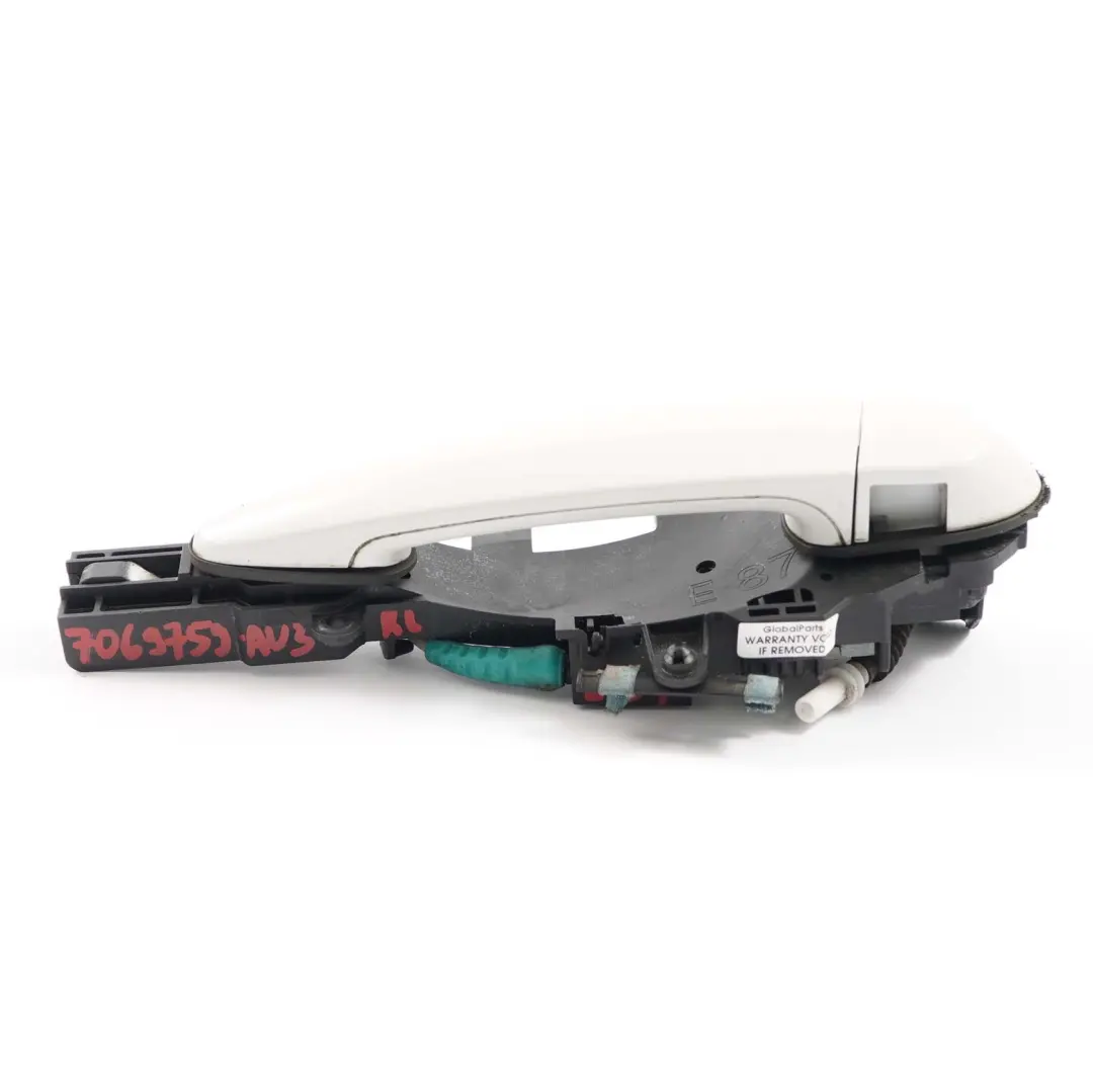 Rear Handle BMW E87 Grab Door Left N/S Alpinweiss Alpine White - 300 - SKU 7069759-AW3 - Part number 7069759