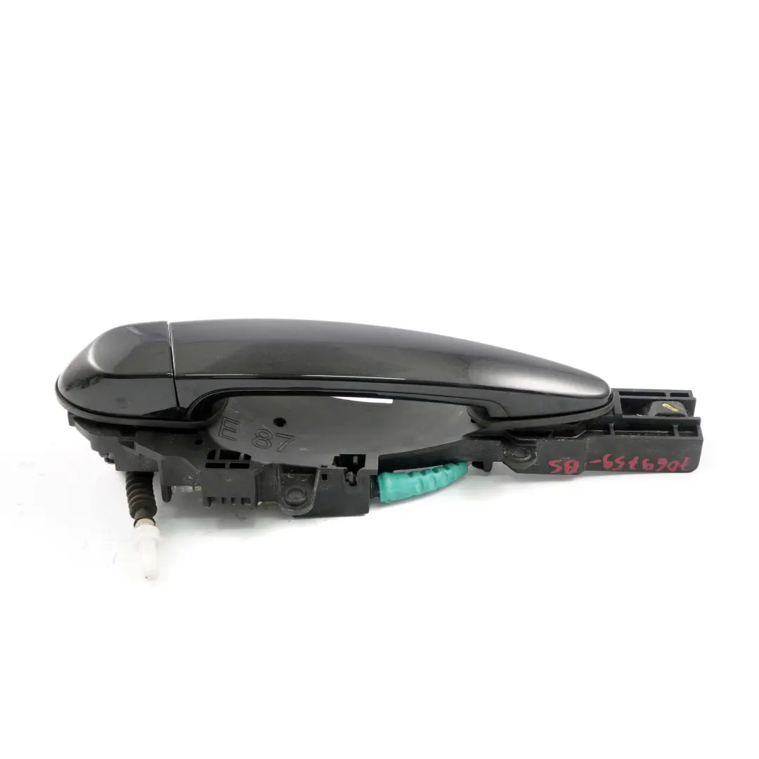 BMW 1 Series E87 Complete Rear Right Grab Handle O/S Black Sapphire Metallic 475 - SKU 7069759-BS - Part number 7069759
