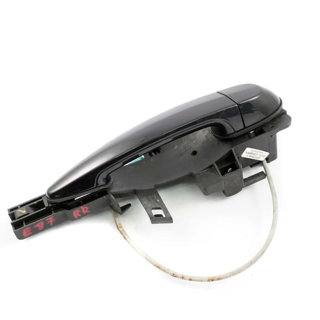 Complete Rear Right Grab Handle O/S Black Sapphire Metallic 475 to BMW 1 Series E87 with Part number 7069759 BMW 1 Series E87 Complete Rear Right Grab Handle O/S Black Sapphire Metallic 475 - SKU 7069759-BS - Part number 7069759