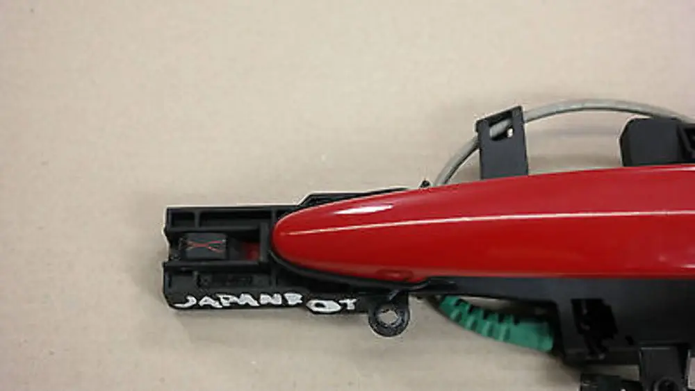 BMW E87 E87N LCI Asidero trasero izquierdo completo Japanrot Rojo - SKU 7069759-JR - Número de pieza 51210392545 51227069759