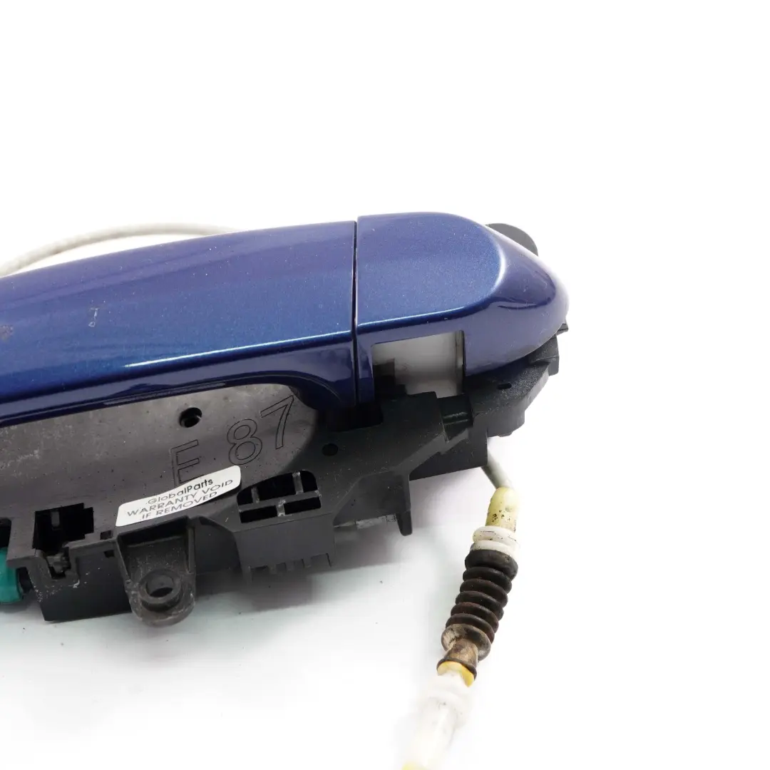 Asidero Completo Trasero Izquierdo Le Mans Blau Azul Metalizado para BMW E87 con número de pieza 7069759 BMW E87 Asidero Completo Trasero Izquierdo Le Mans Blau Azul Metalizado - SKU 7069759-LMB1 - Número de pieza 7069759