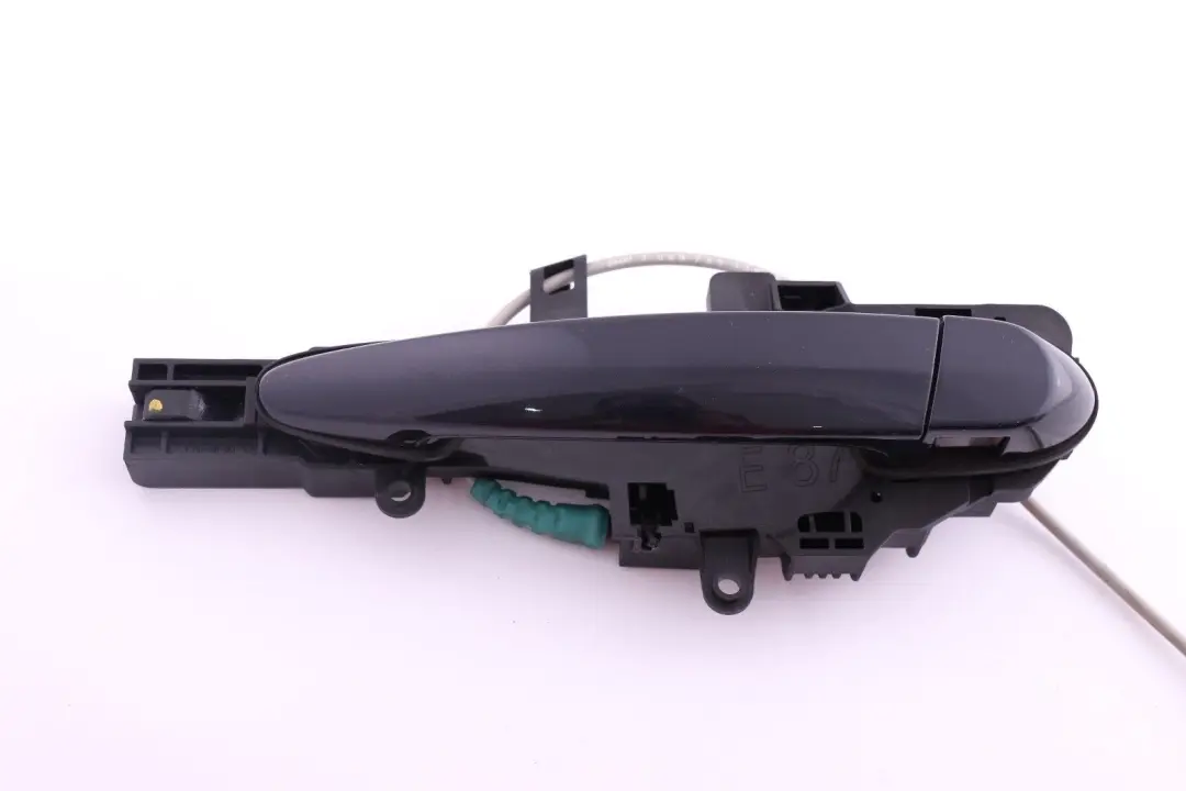 Complete Rear Left Door Grab Handle N/S Monacoblau Blue A35 to BMW 1 Series 1 E87 with Part number 7069759 BMW 1 Series 1 E87 Complete Rear Left Door Grab Handle N/S Monacoblau Blue A35 - SKU 7069759-MB1 - Part number 7069759