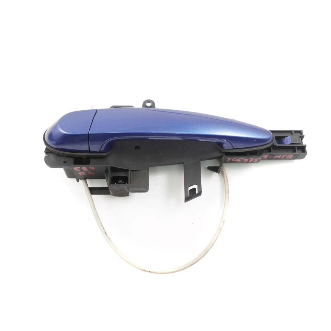 BMW 1 E87 Complete Rear Left Grab Handle N/S Montegoblau Montego Blue A51 - SKU 7069759-MTB - Part number 7069759