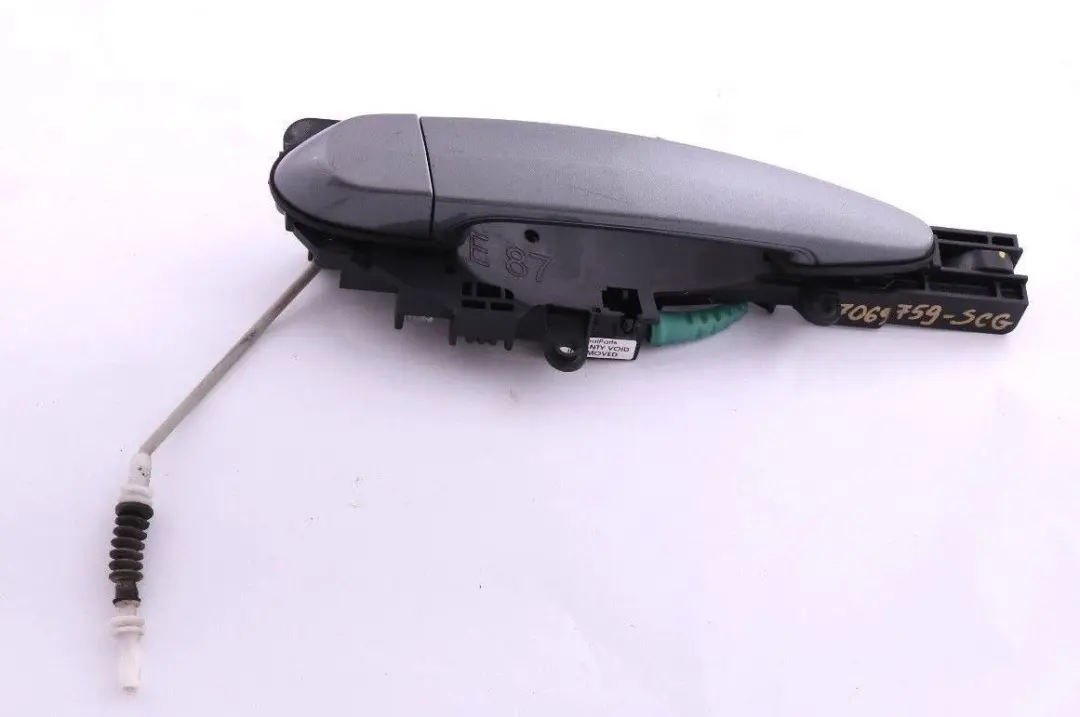 kompletter Türgriff hinten rechts Spacegrau Space Grau für BMW 1 er E87 mit Teilenummer 7069759 BMW 1 er E87 kompletter Türgriff hinten rechts Spacegrau Space Grau - SKU 7069759-SCG - Teilenummer 7069759