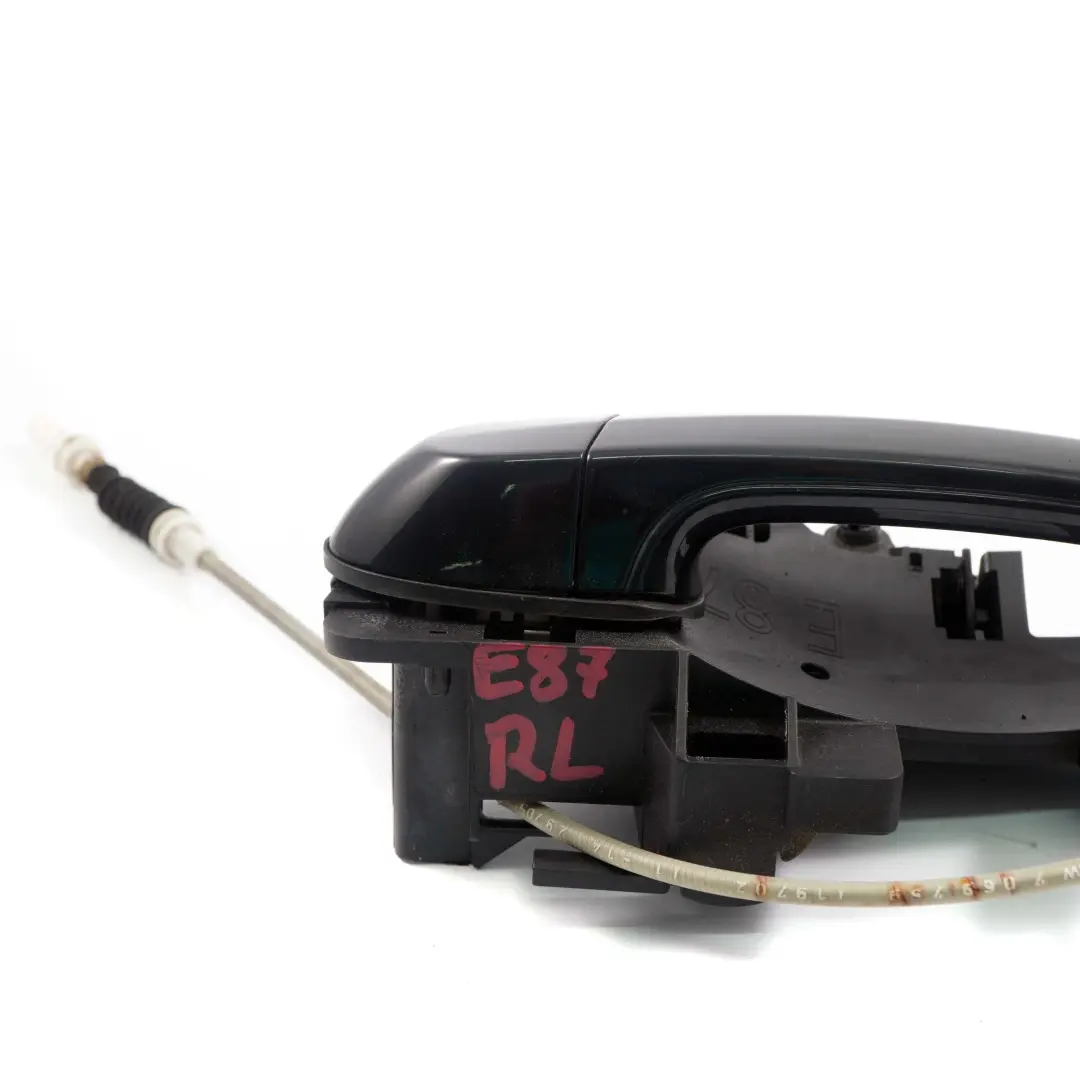  Door Handle BMW E87 Complete Rear Left N/S Grab Schwarz 2 Black 668 - SKU 7069759-SCH2 - Part number 7069759