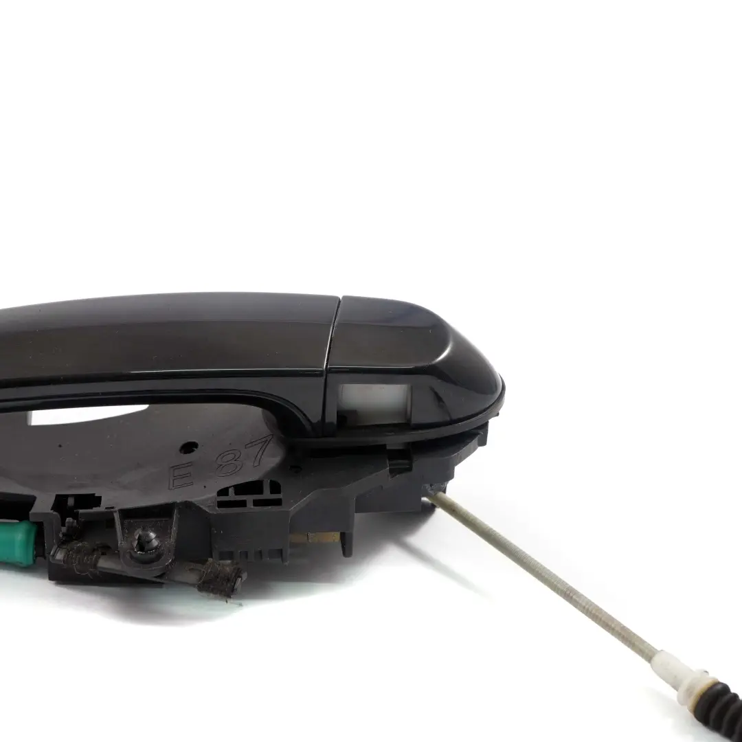  Door Handle BMW E87 Complete Rear Left N/S Grab Schwarz 2 Black 668 - SKU 7069759-SCH2 - Part number 7069759