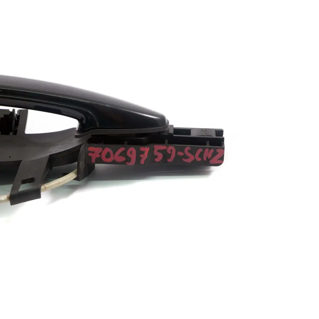  Door Handle BMW E87 Complete Rear Left N/S Grab Schwarz 2 Black 668 - SKU 7069759-SCH2 - Part number 7069759