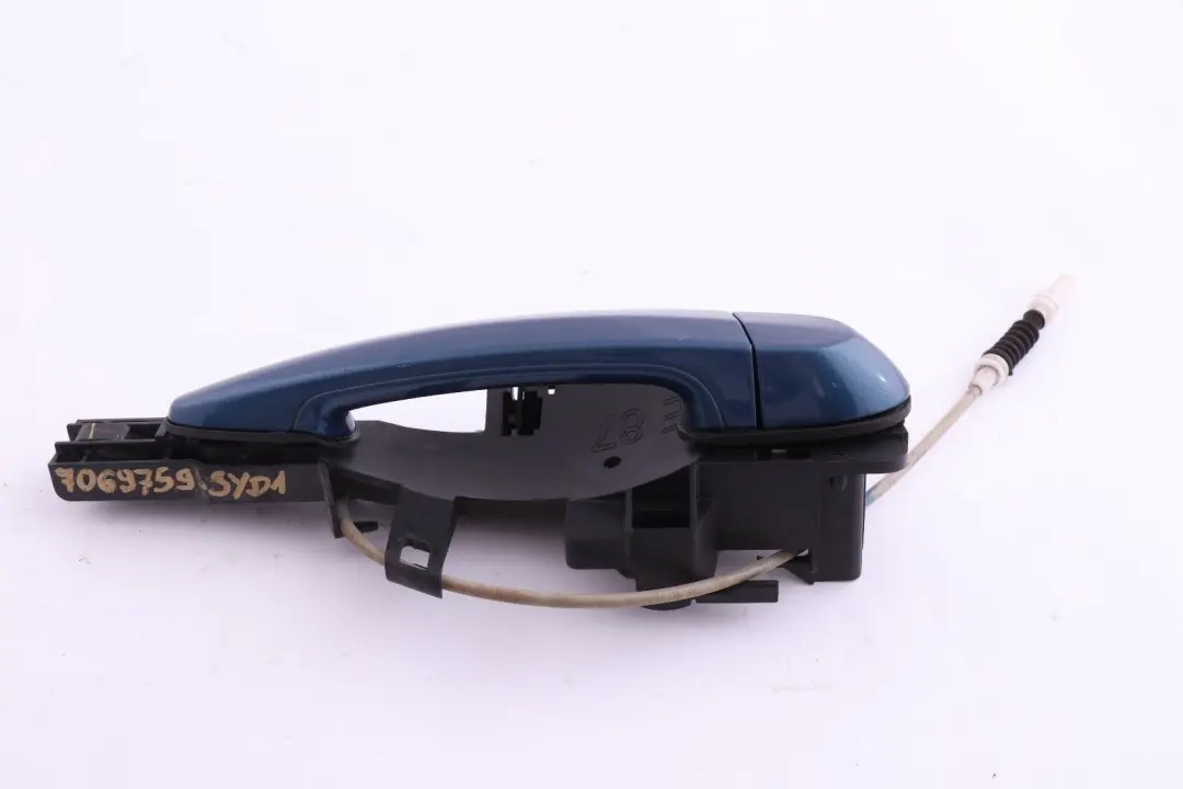 BMW 1 Series E87 Complete Grab Handle Rear Right O/S Sydneyblau Blue - SKU 7069759-SYD1 - Part number 7069759