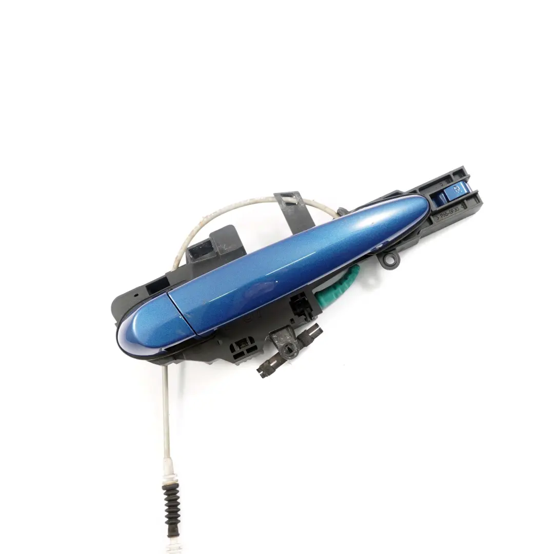 Asidero Trasero Derecho Completo Sydneyblau Metallic Sydney Blue A19 para BMW E87 con número de pieza 7069759 BMW E87 Asidero Trasero Derecho Completo Sydneyblau Metallic Sydney Blue A19 - SKU 7069759-SYD - Número de pieza 7069759