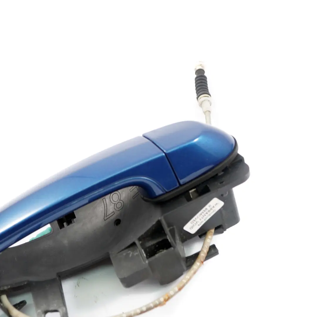 BMW E87 Maniglia posteriore destra completa Sydneyblau Metallic Sydney Blue A19 - SKU 7069759-SYD - Numero di parte 7069759