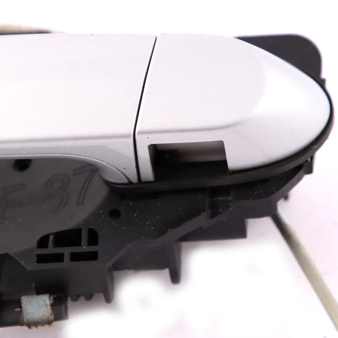 BMW 1 Series E87 3 Complete Rear Left N/S Grab Door Handle Titansilber Silver - SKU 7069759-TS3 - Part number 7069759