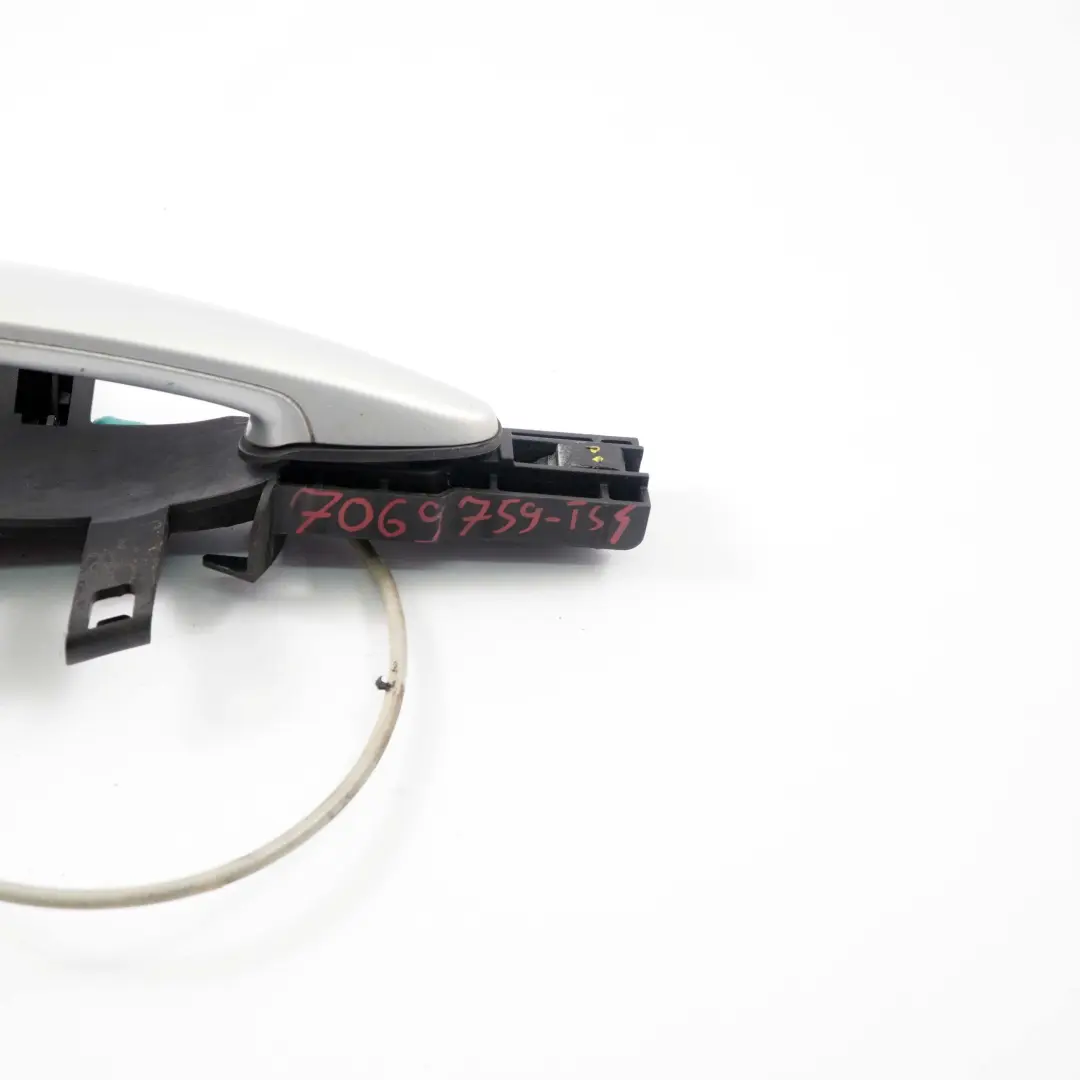 Door Handle BMW E87 4 Complete Rear Left N/S Grab Titansilber Titanium Silver - SKU 7069759-TS4 - Part number 7069759