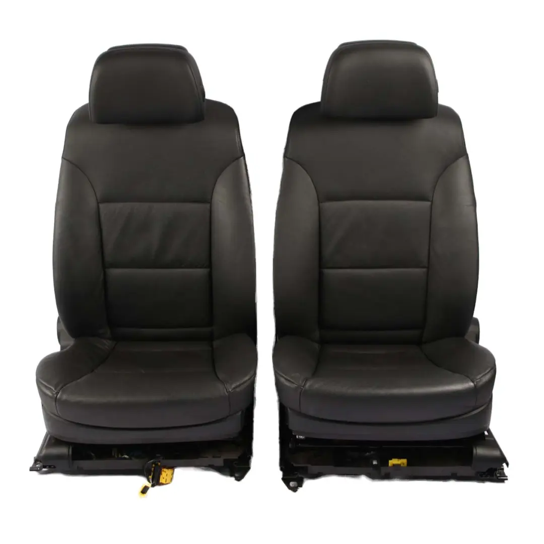 Leather Seats BMW E60 E61 LCI Black Front Driver Passenger Side Memory  - SKU 7069798-1 - Part number 7069798