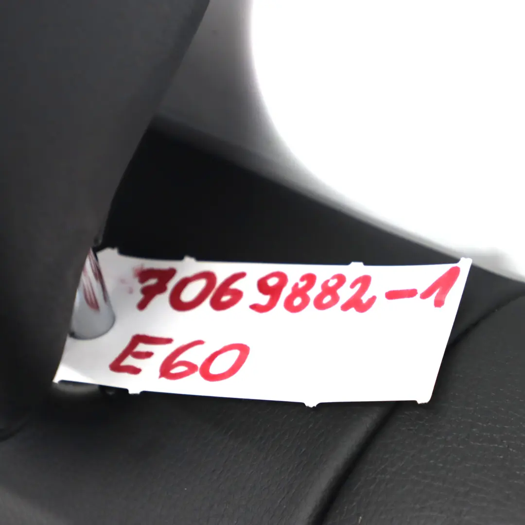 BMW E60 Respaldo del Asiento Trasero Interior Funda de Asiento Sofa Cuero Negro - SKU 7069882-1 - Número de pieza 7069882