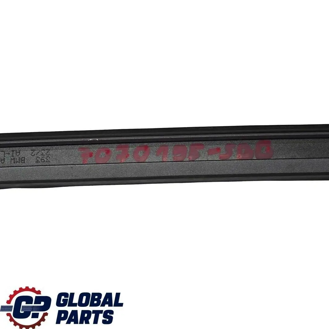 BMW E60 Roof Moulding Railing Gutter Rail Left N/S Silbergrau Grey - SKU 7070195-SBG - Part number 7070195