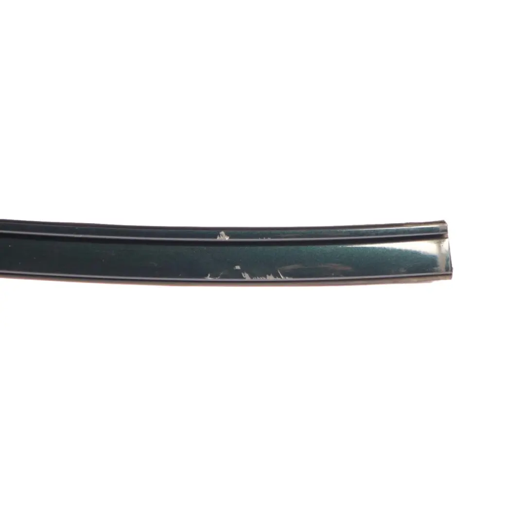 Moulding Railing Left N/S Gutter Roof Rail Tiefgruen Green Metallic A43 to BMW E60 with Part number 7070195 BMW E60 Moulding Railing Left N/S Gutter Roof Rail Tiefgruen Green Metallic A43 - SKU 7070195-TG - Part number 7070195