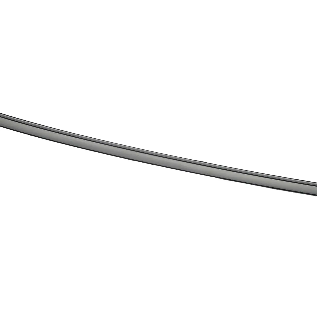 BMW 5 Series E60 E60N Right roof moulding railing gutter O/S Silbergrau Grey - SKU 7070196-SBG - Part number 7070196