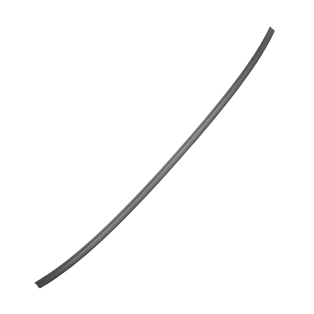 BMW 5 Series E60 E60N Right roof moulding railing gutter O/S Silbergrau Grey - SKU 7070196-SBG - Part number 7070196