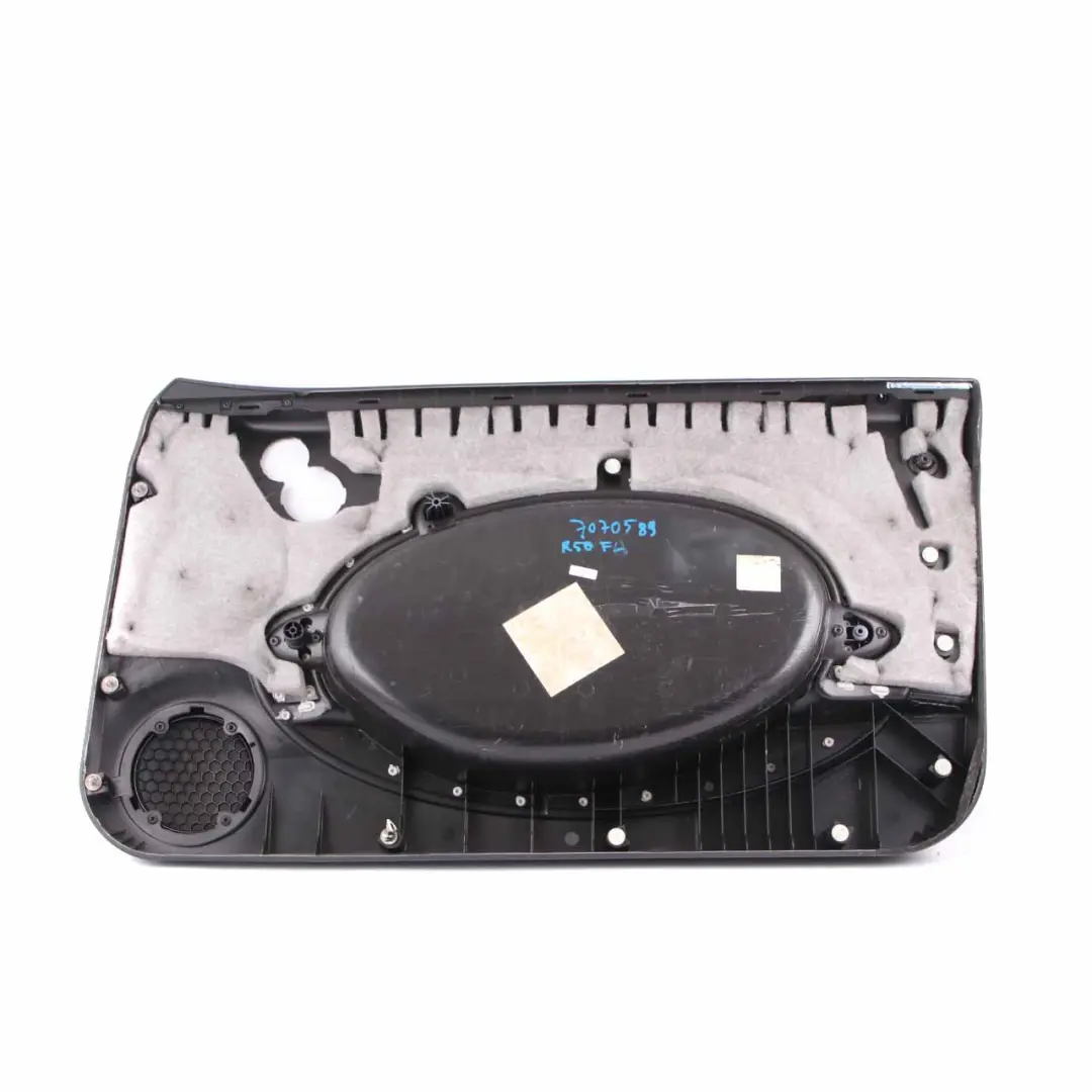 Door Card Front Left N/S Side Trim Panther Black Kaleido to Mini R50 with Part number 7070589 Mini R50 Door Card Front Left N/S Side Trim Panther Black Kaleido - SKU 7070589 - Part number 7070589
