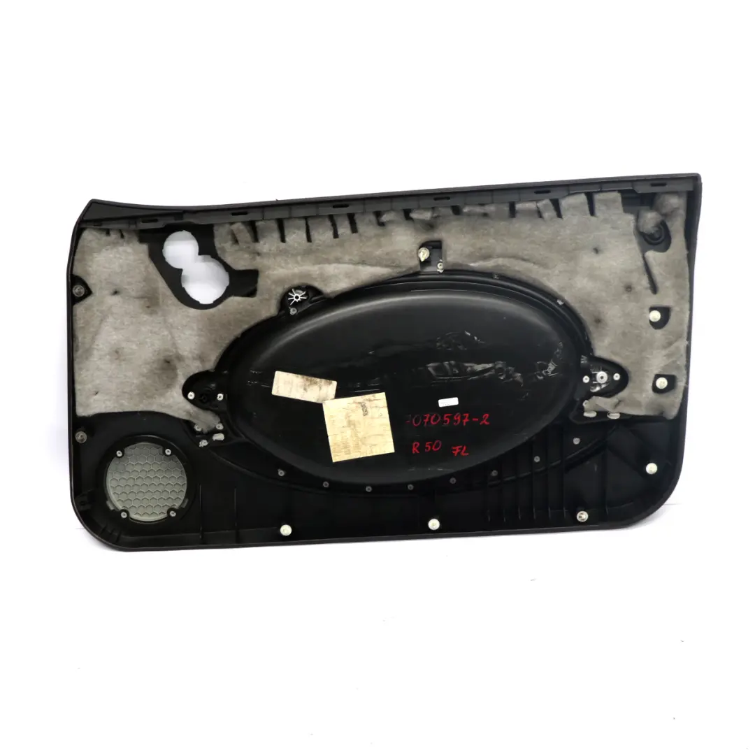 Anteriore Sinistro Pannello Rivestimento Scheda Pantere Nero per Mini Cooper R50 R53 con numero di parte 7070597 Mini Cooper R50 R53 Anteriore Sinistro Pannello Rivestimento Scheda Pantere Nero - SKU 7070597-2 - Numero di parte 7070597