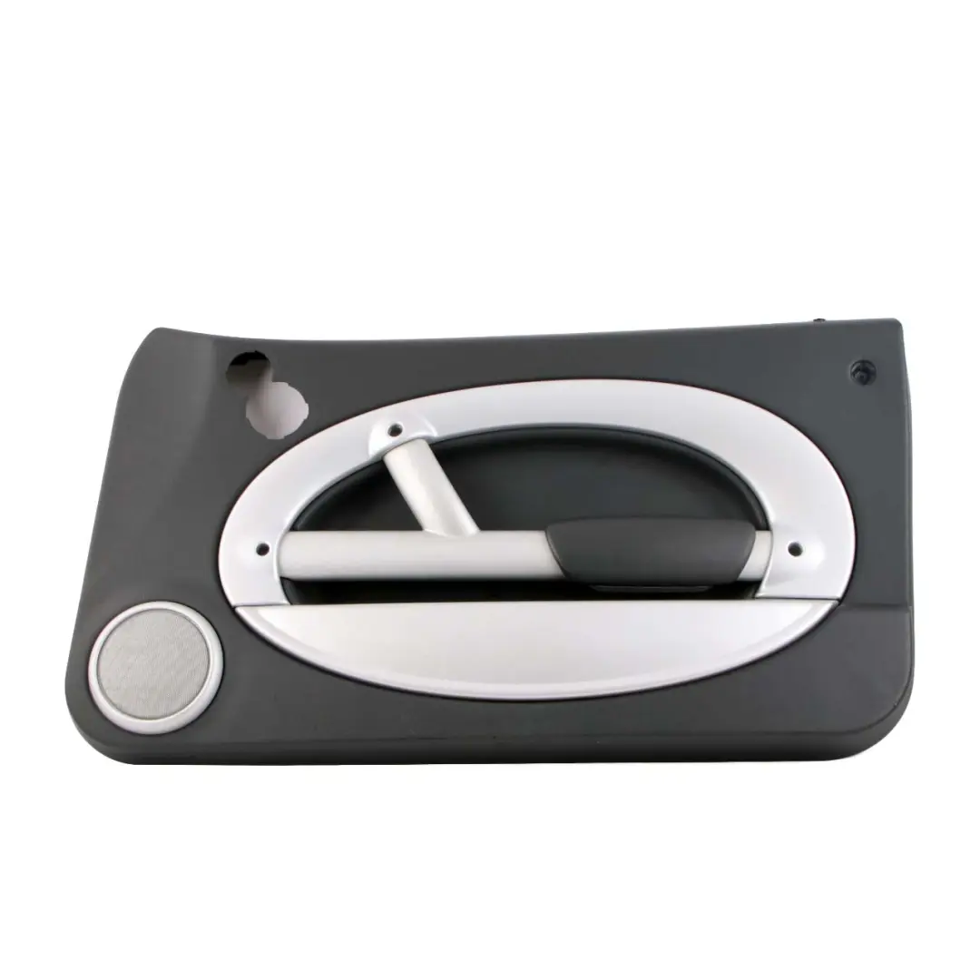Front Right O/S Door Card Trim Panel HiFi Panther Black to Mini Cooper R50 R53 with Part number 7070598 Mini Cooper R50 R53 Front Right O/S Door Card Trim Panel HiFi Panther Black - SKU 7070598-3 - Part number 7070598