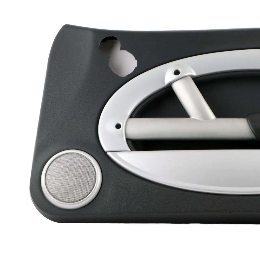 Front Right O/S Door Card Trim Side Panel Panther Black to Mini Cooper R50 R53 with Part number 7070598 Mini Cooper R50 R53 Front Right O/S Door Card Trim Side Panel Panther Black - SKU 7070598 - Part number 7070598