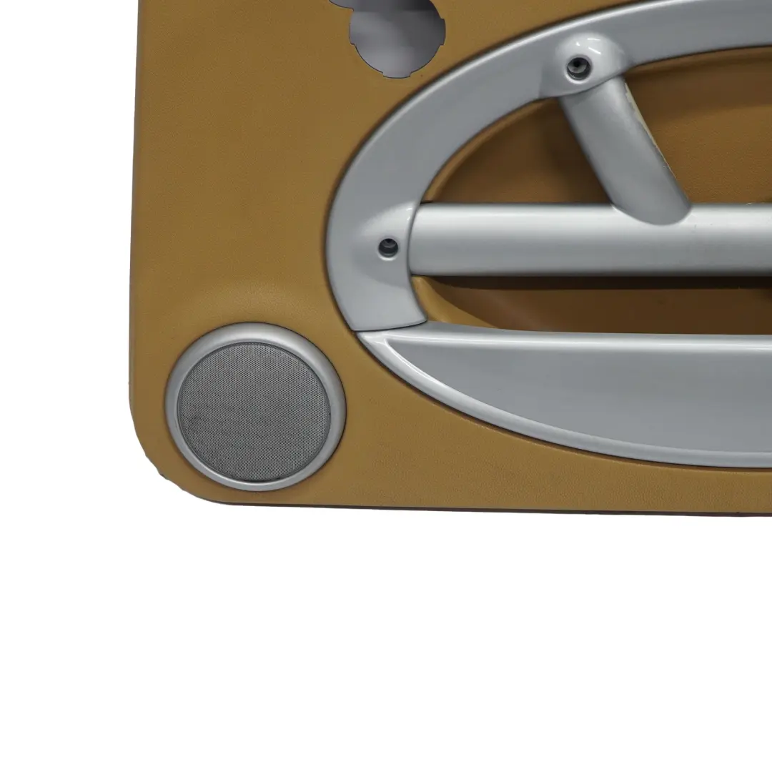 Tarjeta de Puerta Delantera Derecha Lateral Puerta Cordoba Beige para Mini R50 R53 con número de pieza 7070606 Mini R50 R53 Tarjeta de Puerta Delantera Derecha Lateral Puerta Cordoba Beige - SKU 7070606 - Número de pieza 7070606