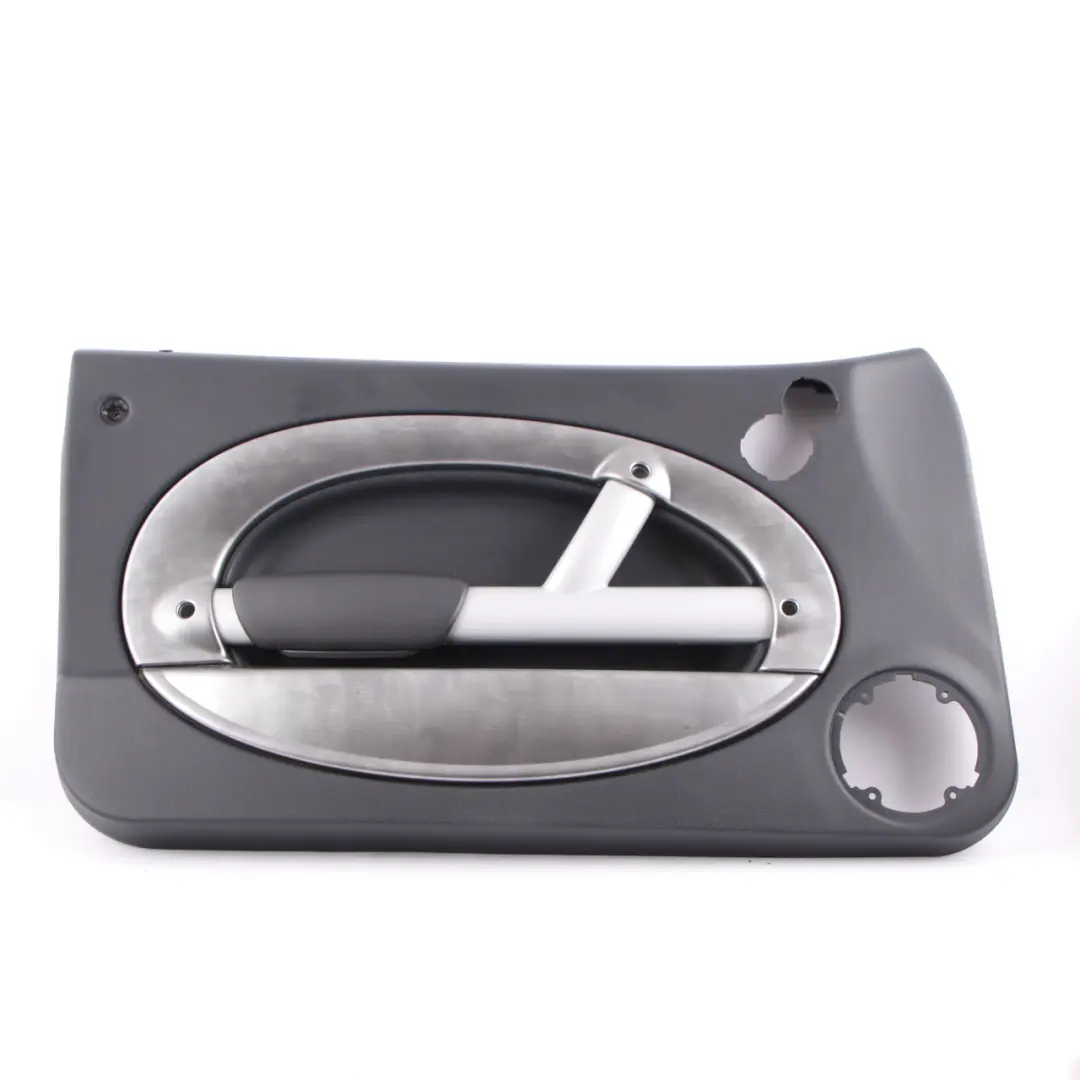 Door Card Front Left N/S Trim Panel Panther Black Alloy Patina to Mini R50 R53 with Part number 7070627 Mini R50 R53 Door Card Front Left N/S Trim Panel Panther Black Alloy Patina - SKU 7070627-3 - Part number 7070627