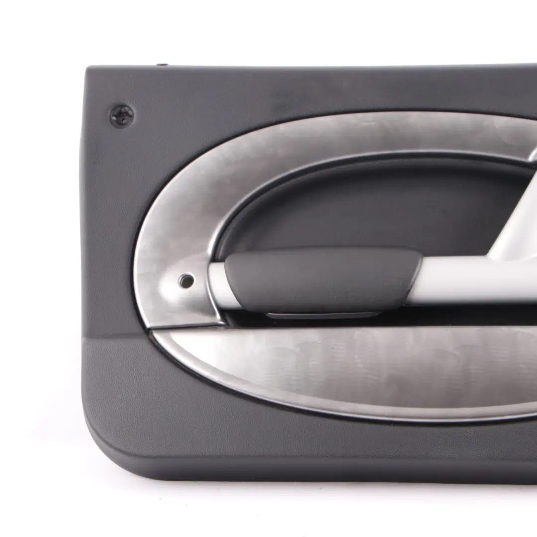 Door Card Front Left N/S Trim Panel Panther Black Alloy Patina to Mini R50 R53 with Part number 7070627 Mini R50 R53 Door Card Front Left N/S Trim Panel Panther Black Alloy Patina - SKU 7070627-3 - Part number 7070627